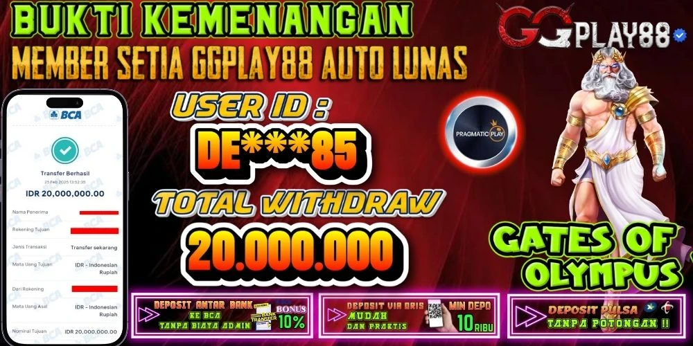 BUKTI KEMENANGAN GATES OF OLYMPUS