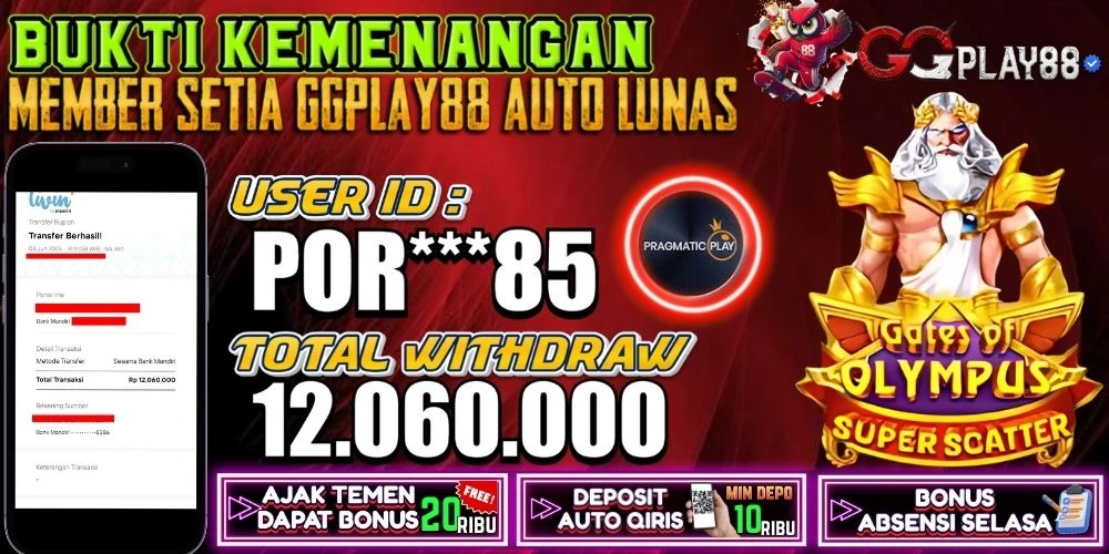 BUKTI KEMENANGAN GATES OF OLYMPUS SUPER SCATTER